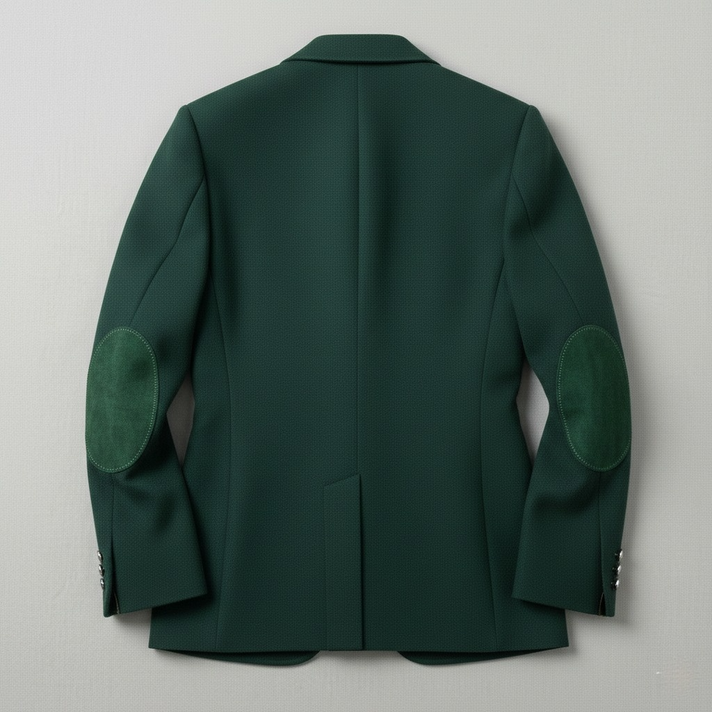 Women’s Blue Wool Blazer with Crest – available in other colours