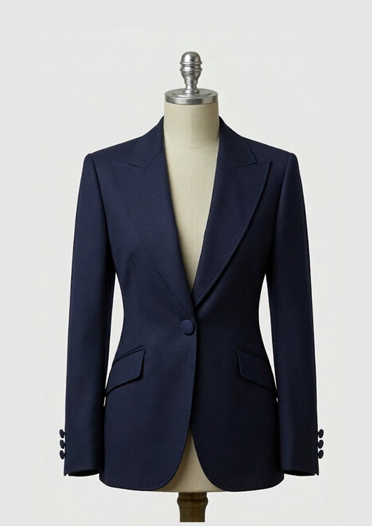Women’s Luxury Navy Blue Suit