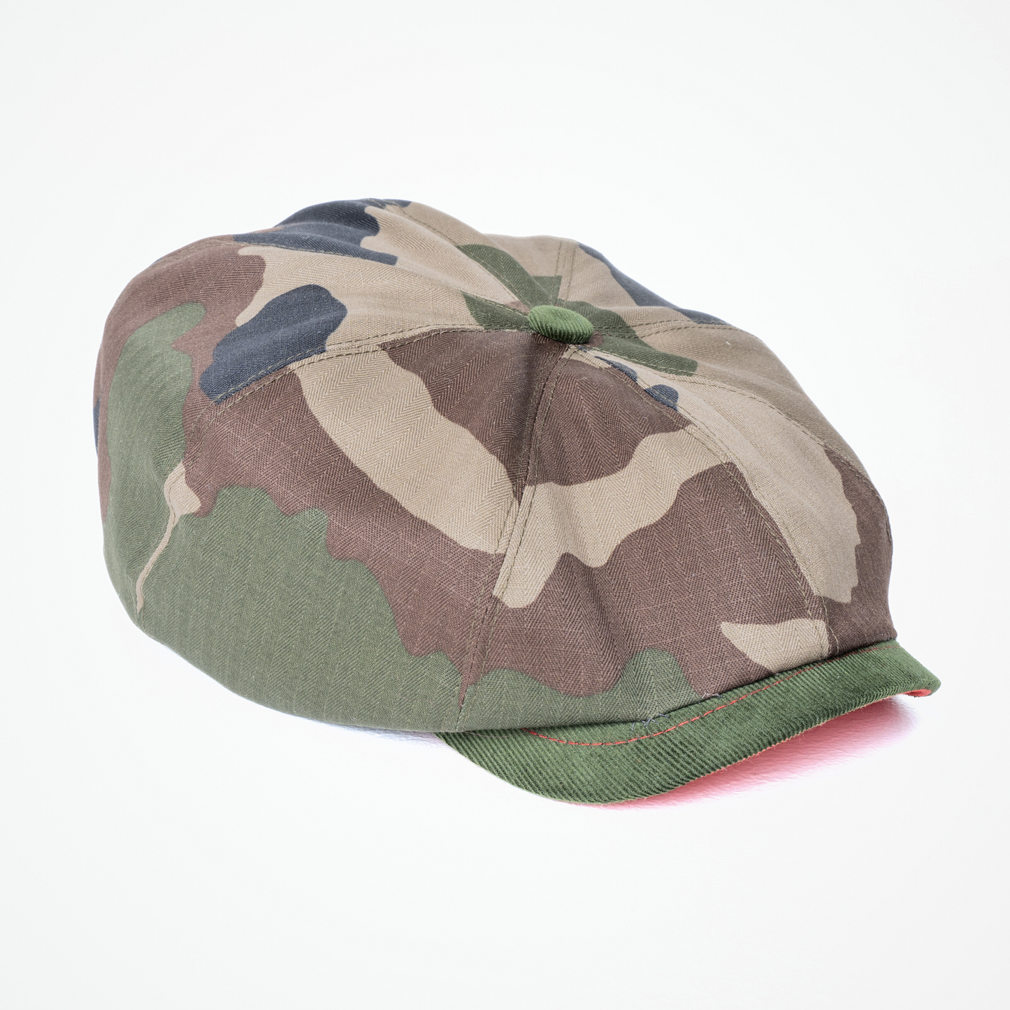 Camo Newsboy Cap