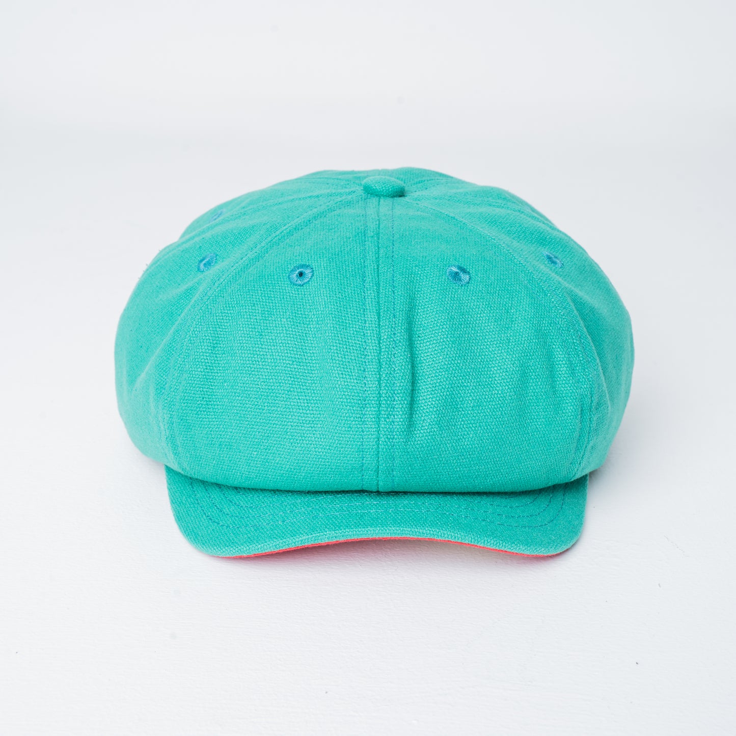 Bianca Green Newsboy Cap | Premium Cotton Cap - Johjo World