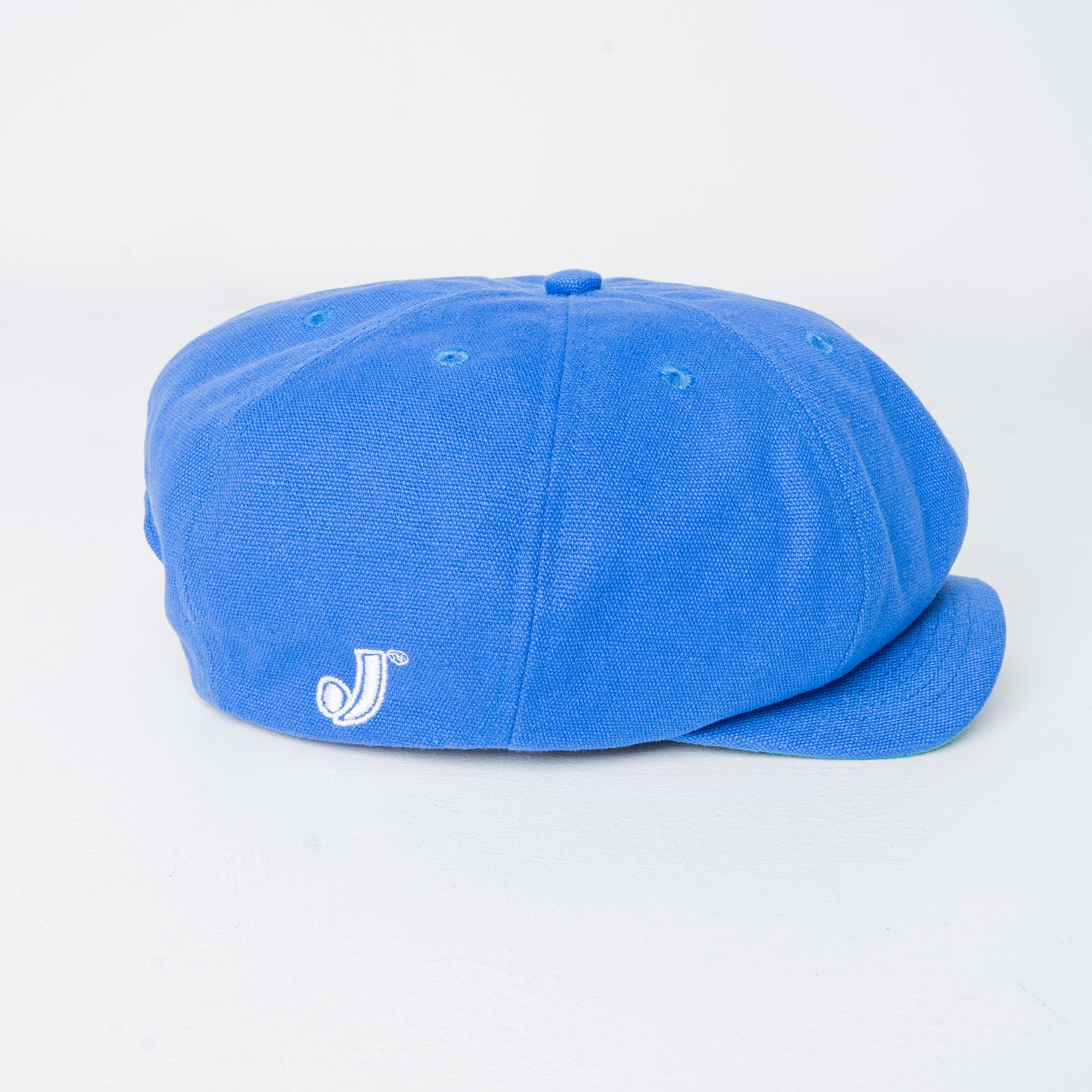 Bianca Blue Newsboy Cap | 100% Cotton Luxury Cap - Johjo World