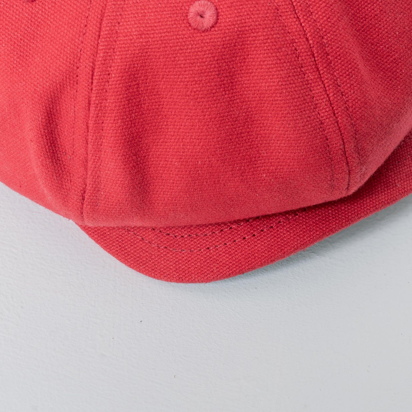 Bianca Red Newsboy Cap | High-Quality Cotton Cap