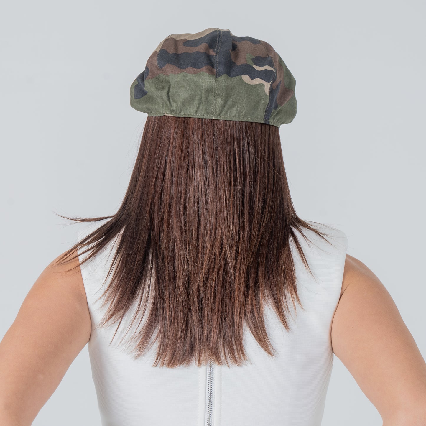 Camo Newsboy Cap