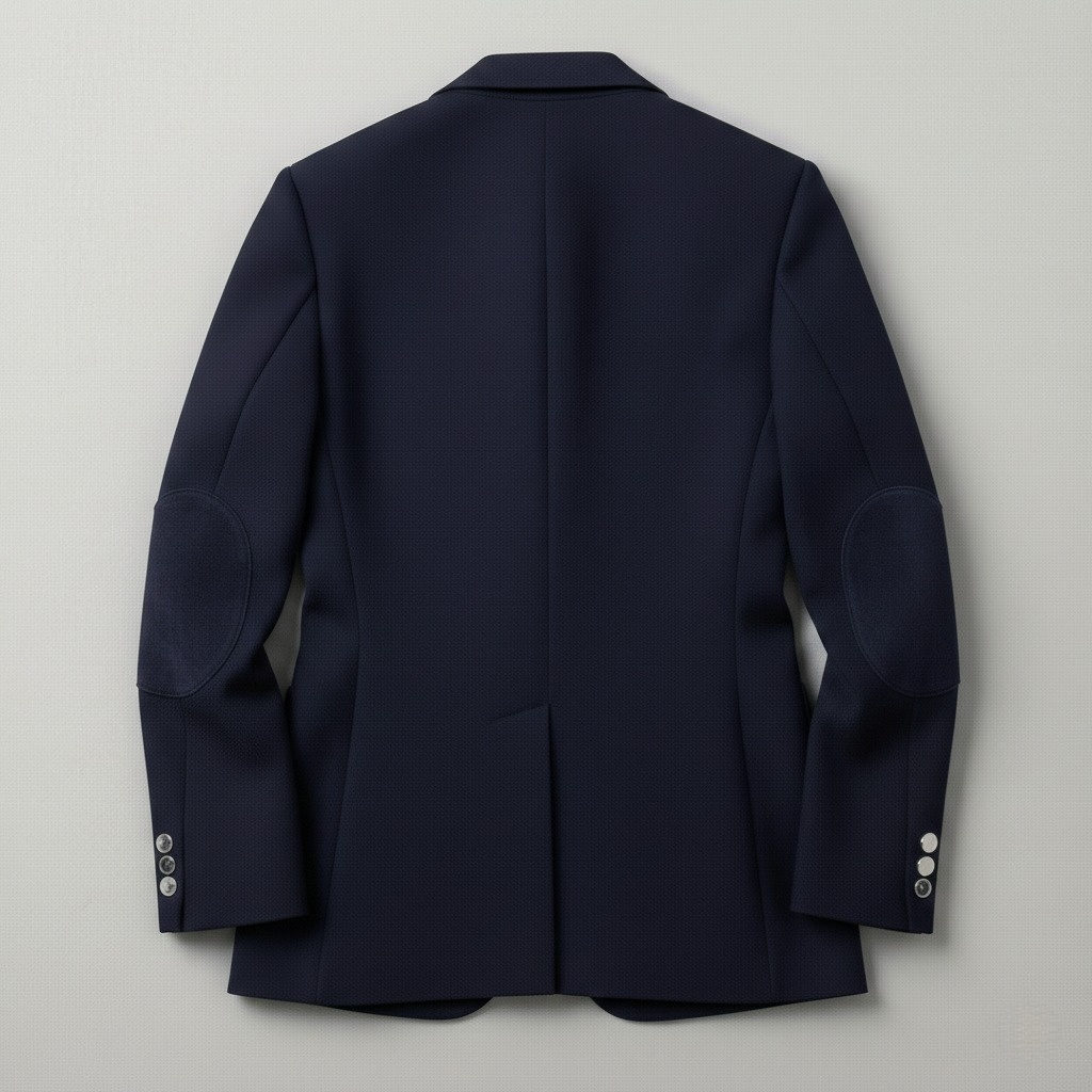 Women’s Blue Wool Blazer with Crest – available in other colours