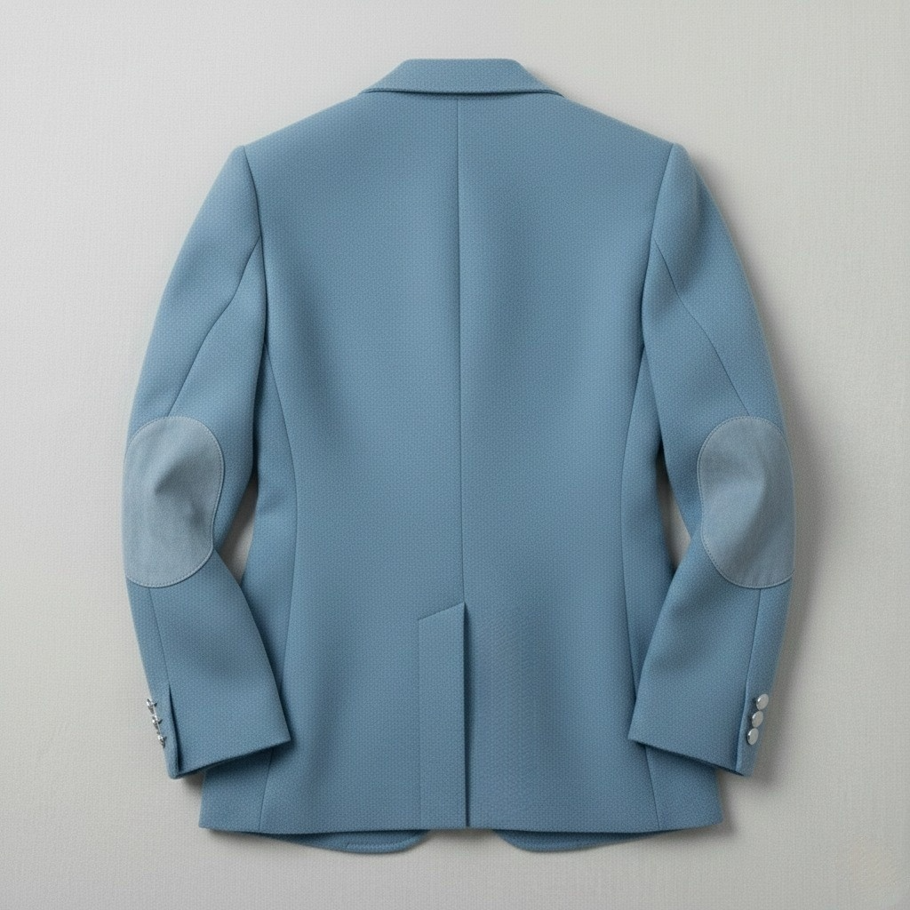 Women’s Blue Wool Blazer with Crest – available in other colours