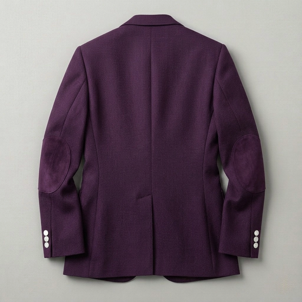 Women’s Blue Wool Blazer with Crest – available in other colours