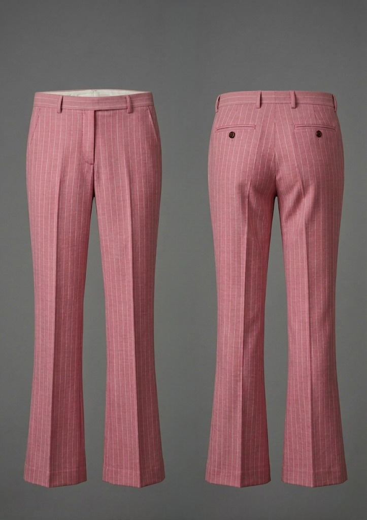 Women’s Luxury Pink Pinstripe Suit
